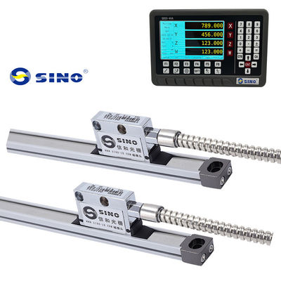 Juego de Encoder Lineal Magnético SINO KA800MC con Lectura Digital para Fresadoras Resolución de 5µm 24V
