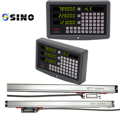 SINO SDS6-3V Digital Readout DRO 3 Axis 1um Vidrio Medidor de escala lineal Máquina de torno