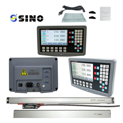 SDS2-3VA DRO Medidor de lectura digital de 3 ejes LCD profesional para fresadoras pequeñas