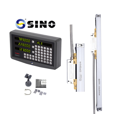 Operar la máquina de fresado SINO KA Lineal de cristal de rejilla de regla con pantalla digital SDS6-3V