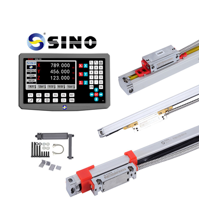 RS422 DRO Lectura digital Encodor óptico a escala lineal SINO SDS6-3VA Torno de fresado de 3 ejes