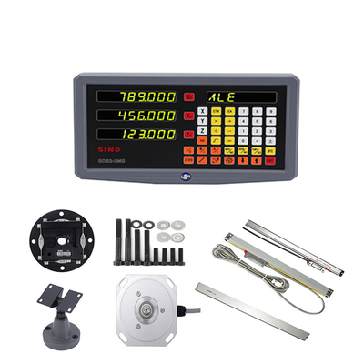 Sistema de lectura digital SINO SDS2-3MS con pantalla numérica de 3 coordenadas para máquinas de torno y fresado