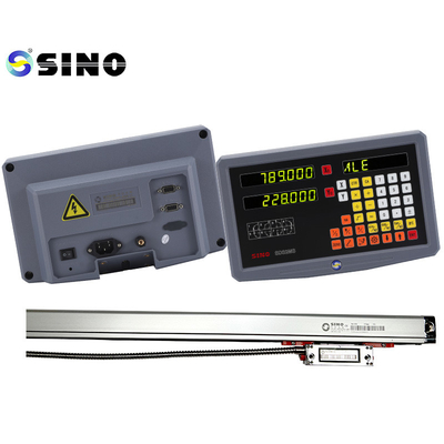 SINO 2 Ejes Sistema de lectura digital SDS2MS DRO Multifuncional con escala lineal de vidrio para máquina de torno