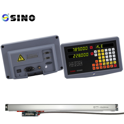SINO SDS2MS Lectura digital 2 Ejes Ópticos con ángulo de codificación lineal longitud 7-102cm para fresadora