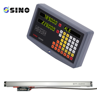 SINO SDS2MS Lectura digital 2 Ejes Ópticos con ángulo de codificación lineal longitud 7-102cm para fresadora
