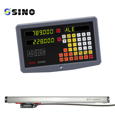 SINO 2 Ejes Sistema de lectura digital SDS2MS DRO Multifuncional con escala lineal de vidrio para máquina de torno