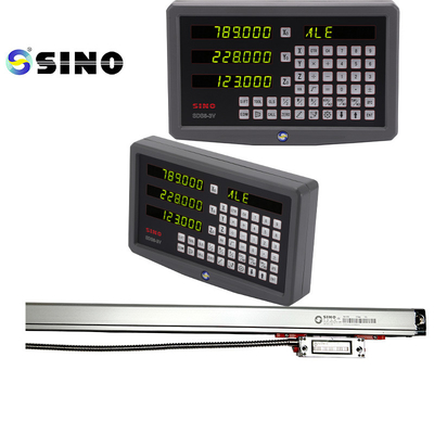 Regla de escala de vidrio TTL con codificador lineal de 5 micrones DRO SDS6-3V de lectura digital de 3 ejes de 5um