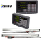 SINO SDS6-3V Digital Readout DRO 3 Axis 1um Vidrio Medidor de escala lineal Máquina de torno