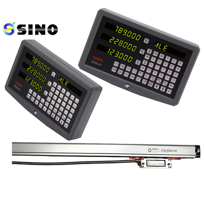 Regla de escala de vidrio TTL con codificador lineal de 5 micrones DRO SDS6-3V de lectura digital de 3 ejes de 5um