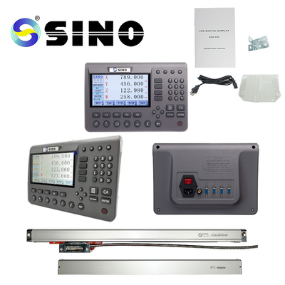 2 Ejes DRO SDS 200 Kit Metal LCD con pantalla táctil completa 0,005 mm Resolución Práctica para fresadora