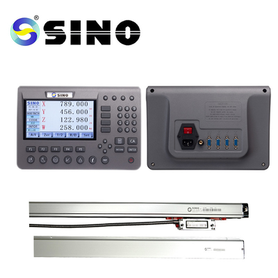 2 Ejes DRO SDS 200 Kit Metal LCD con pantalla táctil completa 0,005 mm Resolución Práctica para fresadora