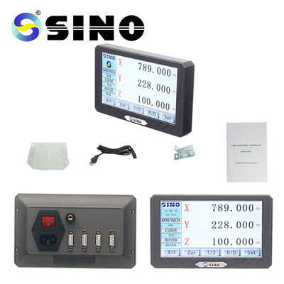 Kits de lectura digital SINO SDS200S DRO de 3 ejes con pantalla LCD táctil completa para escala de codificador lineal, torno y fresadora