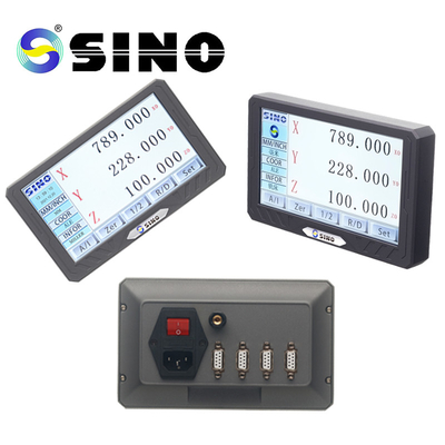 Sino SDS200 Metal 4-Axis Kit de pantalla LCD de lectura digital Ka-300 Encodador a escala lineal