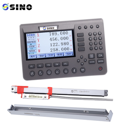 SDS200 DRO SINO Sistema de lectura digital de 4 ejes con LCD de metal y kit de codificación lineal para fresadoras