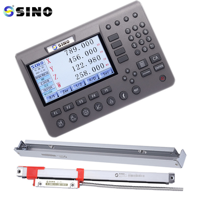 SDS200 DRO SINO Sistema de lectura digital de 4 ejes con LCD de metal y kit de codificación lineal para fresadoras