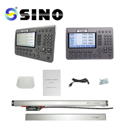 SINO KA600-1900mm Sensor de vidrio de escala lineal de 3 ejes DRO Display de lectura digital para fresado CNC y torno