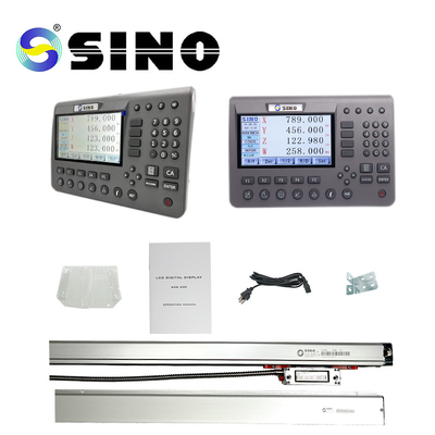 SINO KA600-1900mm Sensor de vidrio de escala lineal de 3 ejes DRO Display de lectura digital para fresado CNC y torno