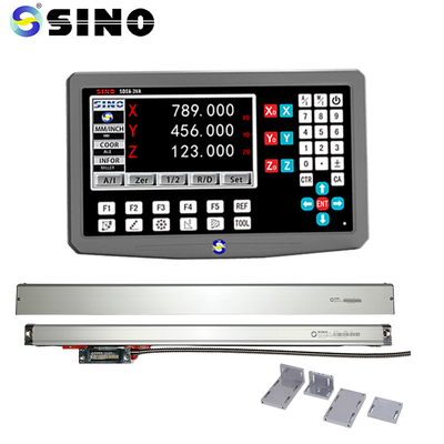 RoHS 3 Ejes DRO Kit de fresado Torno Grid Digital de lectura de pantalla 5um Lineal de regla óptica de escala codificador