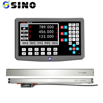 SINO SDS6-3VA Sistema de lectura digital LCD de 3 ejes DRO Display Sensor de vidrio a escala lineal