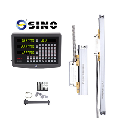 SDS6-3V Display digital y SINO KA Lineal de cristal de rejilla de regla para ayudar en el fresado y la operación de la máquina herramienta