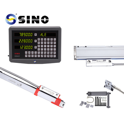 Operar la máquina de fresado SINO KA Lineal de cristal de rejilla de regla con pantalla digital SDS6-3V