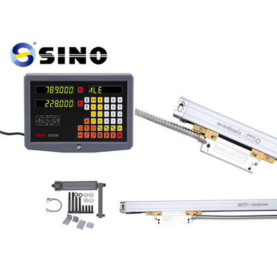 SINO SDS 2MS Kit de lectura digital (DRO) de 2 ejes con balanzas magnéticas para fresadoras