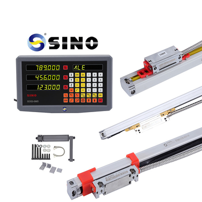 SINO SDS2-3MS Lectura digital de la máquina de torsión de fresado Dro Precisión de la escala lineal