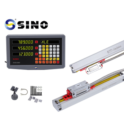 SINO SDS2-3MS Sistema de lectura digital de 3 ejes DRO Regla lineal de vidrio para la fresadora de torno