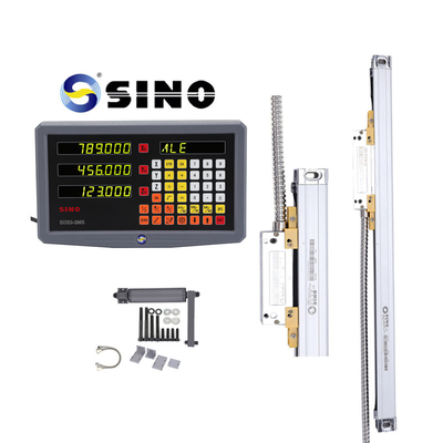 Sistema de lectura digital SINO SDS2-3MS DRO para tornos y fresadoras con pantalla numérica de 3 coordenadas
