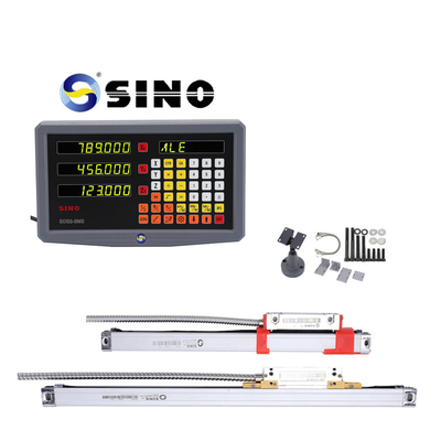 Sistema de lectura digital SINO SDS2-3MS lectura de pantalla digital DRO con codificador lineal de tres ejes para la máquina de fresado de torno