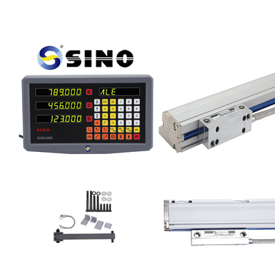 Display digital SINO SDS2-3MS de 3 ejes en el mecanizado de tornos de fresado