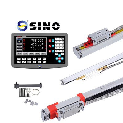 RS422 DRO Lectura digital Encodor óptico a escala lineal SINO SDS6-3VA Torno de fresado de 3 ejes