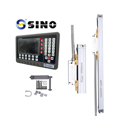 Sensor de codificación de escala lineal de vidrio completo para torno de fresado con lectura digital LCD de 4 ejes
