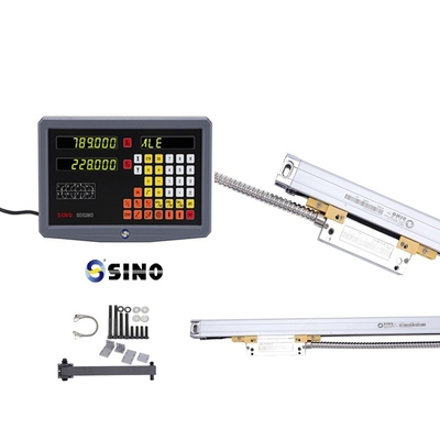 SINO SDS2MS Lectura digital 2 Ejes Ángulo óptico codificador lineal longitud 7-102cm Para fresadora
