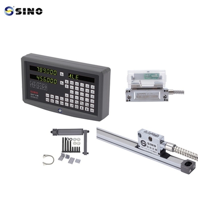 Lectura digital de 2 ejes SINO SDS6-2V DRO con kits LED de metal Dos reglajes lineales para fresadora