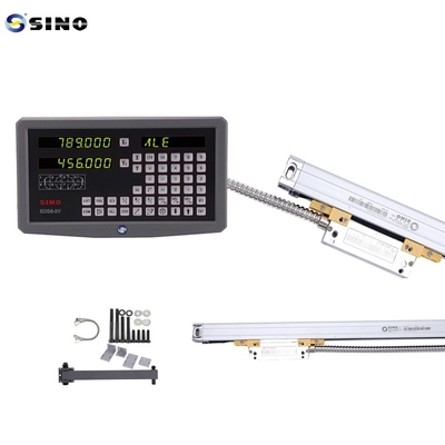 SDS6-2V Lectura digital pantalla LED SINO 2 Eje Sistema DRO 60Hz para el torno de fresado