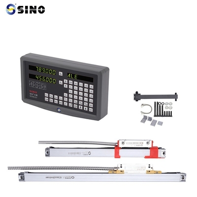 SINO SDS6-2V DRO 2 Ejes de lectura digital con equipos de LED de metal Dos reglajes de codificación lineal para la máquina de torsión de fresado