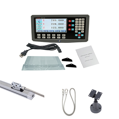 Sistema de lectura digital de 3 ejes SINO SDS2-3VA con codificador óptico de escala lineal KA300-70mm