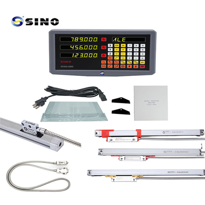 Sistema de lectura digital SINO SDS2-3MS con pantalla numérica de 3 coordenadas para máquinas de torno y fresado