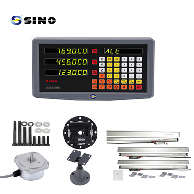 Sistema de lectura digital SINO SDS2-3MS para tornos y fresadoras con pantalla numérica de 3 ejes