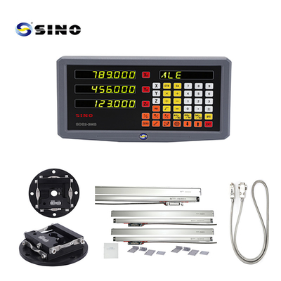 Sistema de lectura digital SINO SDS2-3MS para tornos y fresadoras con pantalla numérica de 3 ejes