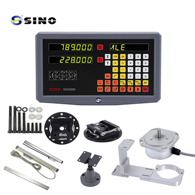 SINO Lectura digital SDS 2MS Escala magnética de 2 ejes Dro con kit de codificación lineal para fresadoras