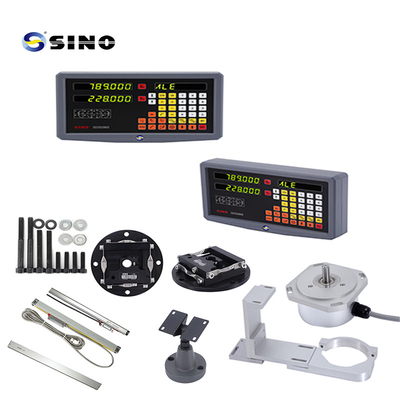 SINO Lectura digital SDS 2MS Escala magnética de 2 ejes Dro con kit de codificación lineal para fresadoras