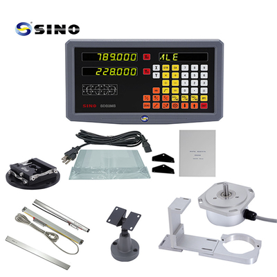 SINO SDS2MS Sistema de lectura digital (DRO) de dos ejes para tornos con RoHS, sistemas de medición multifuncionales