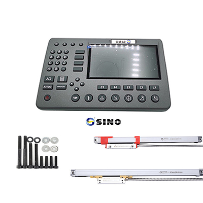 SDS200 DRO Metal LCD SINO 4 Ejes Sistema de lectura digital SINO con Kit de codificación lineal para fresadora