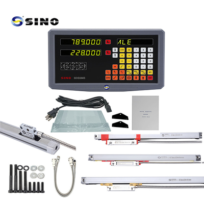 SINO SDS2MS 2 Ejes Sistema DRO de lectura digital multifuncional con escala lineal KA300 para torno