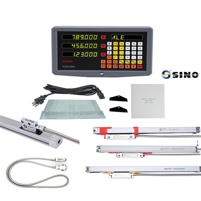 SINO SDS2-3MS Sistema de lectura digital 15VA DRO práctico de 3 ejes para plástico Sistema de DRO a escala lineal