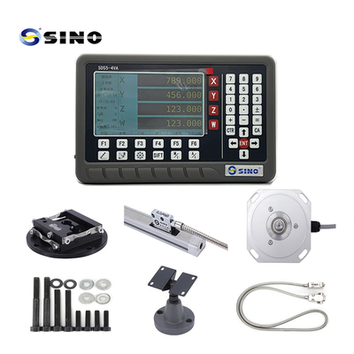 SINO SDS5-4VA Medidor de lectura de pantalla digital con pantalla LCD de 4 ejes Lecturas generales para fresado de torno