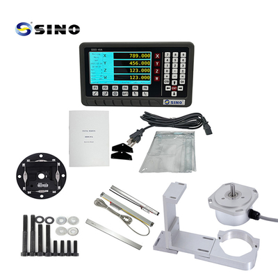 SINO SDS5-4VA Medidor de lectura de pantalla digital con pantalla LCD de 4 ejes Lecturas generales para fresado de torno
