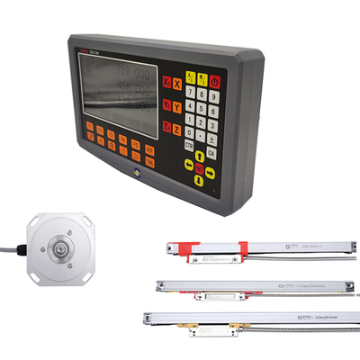 AC220V 110V 70-1020mm Lineal escala codificador de rejilla de regla con LCD DRO de 3 ejes de lectura digital